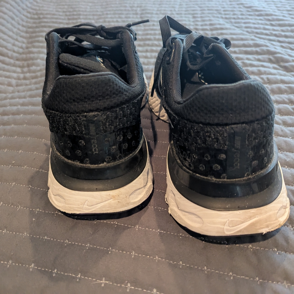 Black and White Athletic Shoes